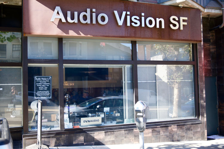 AudioVision SF store front