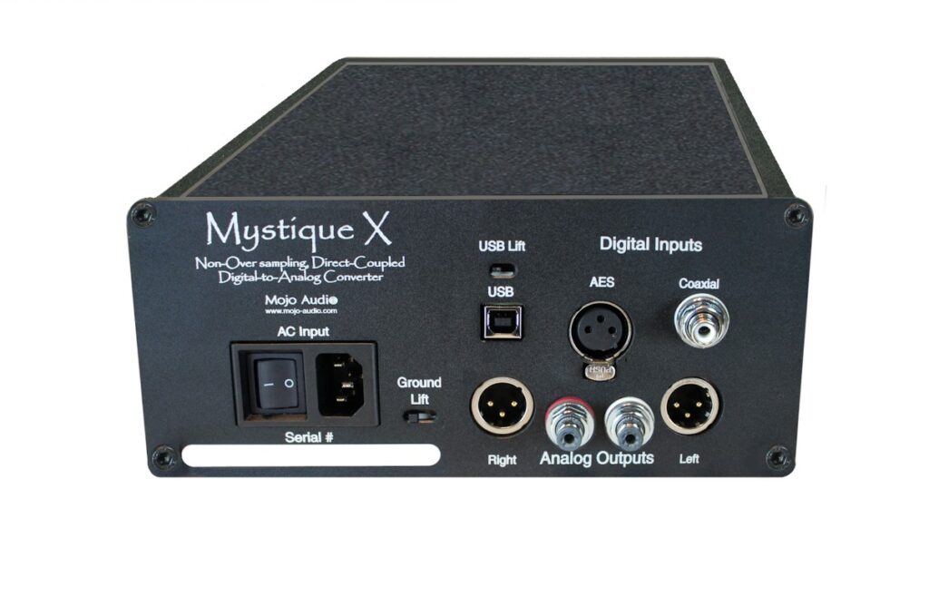 Mojo Audio Mystique X SE DAC - Rear View